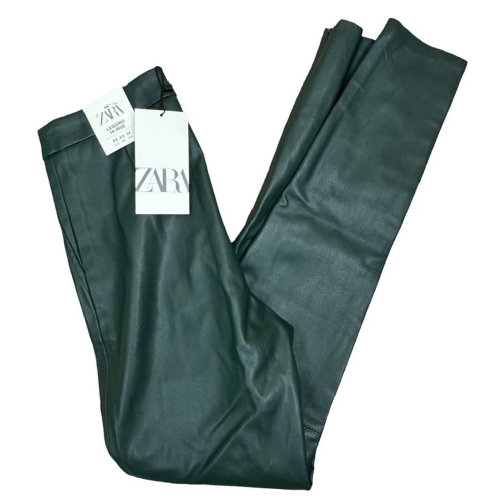 NWT Zara Green faux leather high rise legging
Blogger's favorite - Picture 5 of 8